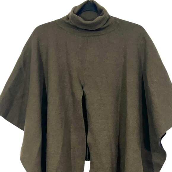 by Anthropologie Split Front Poncho One Size Pre-Loved - Picture 2 of 4